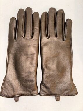 Excelled Brand Bronze Leather Gloves Size Small